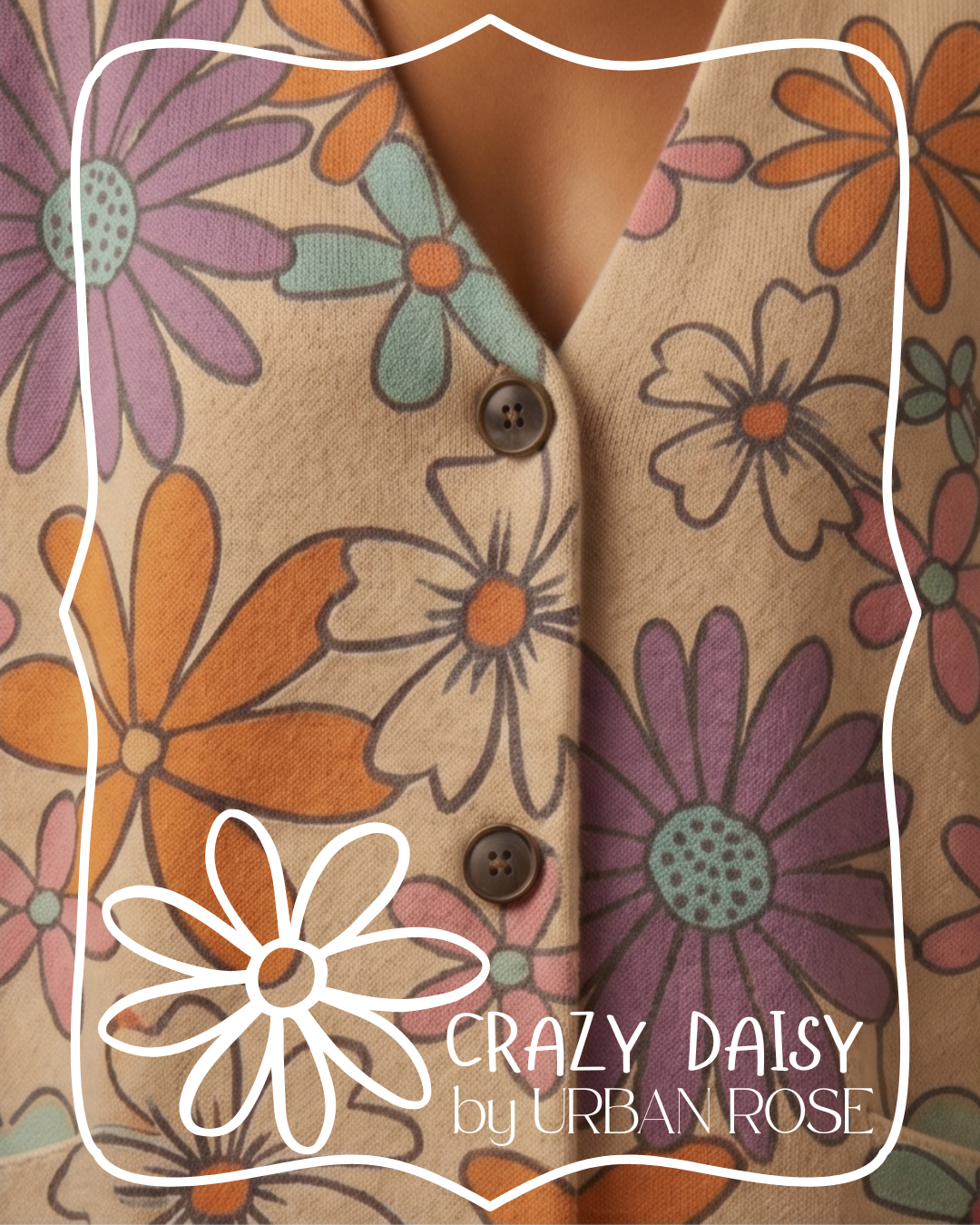 Crazy Daisy Cardigan