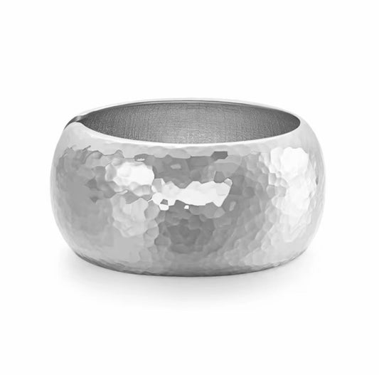 Moonworn Silver Bangle