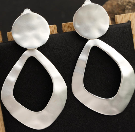 Irregular Diamond Shaped Earring