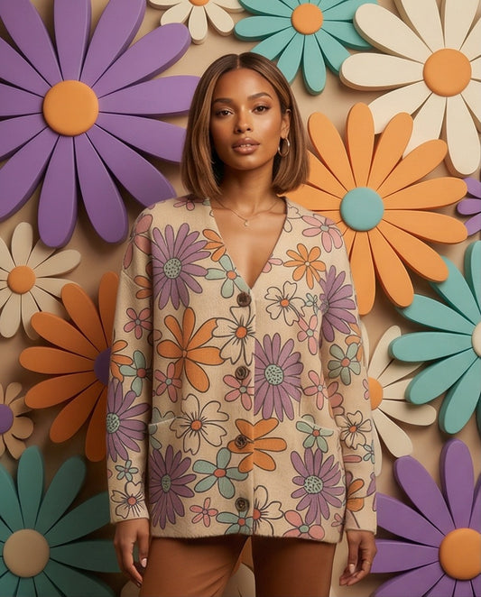 Crazy Daisy Cardigan