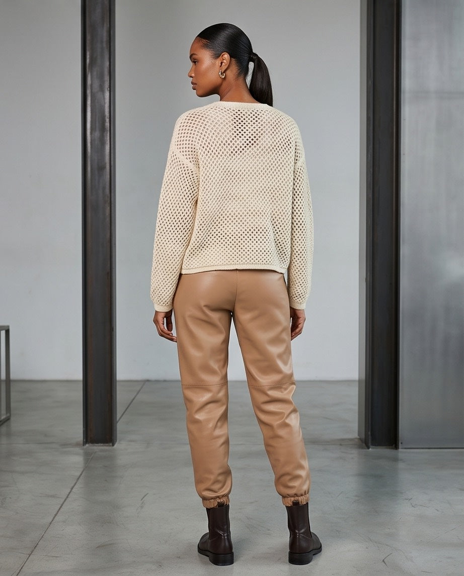 Cold Front Cardigan in Creamy Neutral